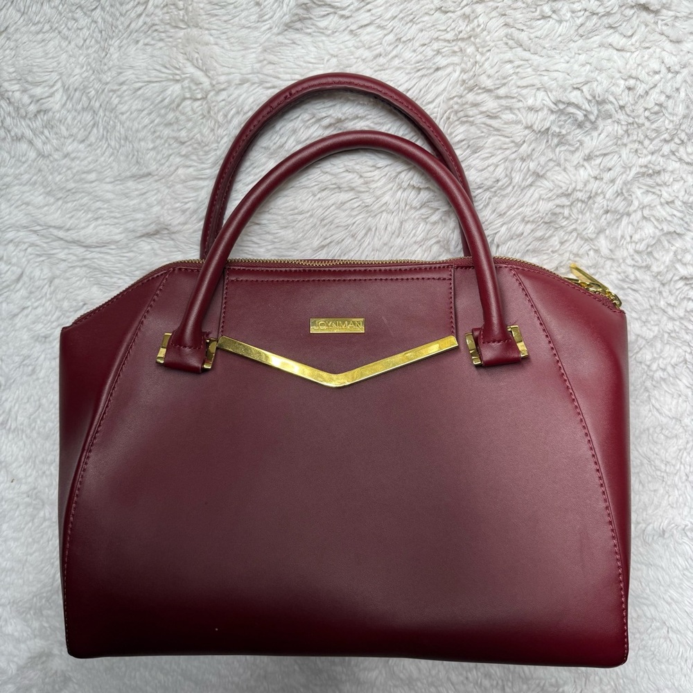 Joy & Iman Burgundy Handbag